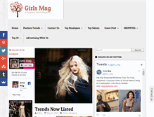 Tablet Screenshot of girlsmagpk.com